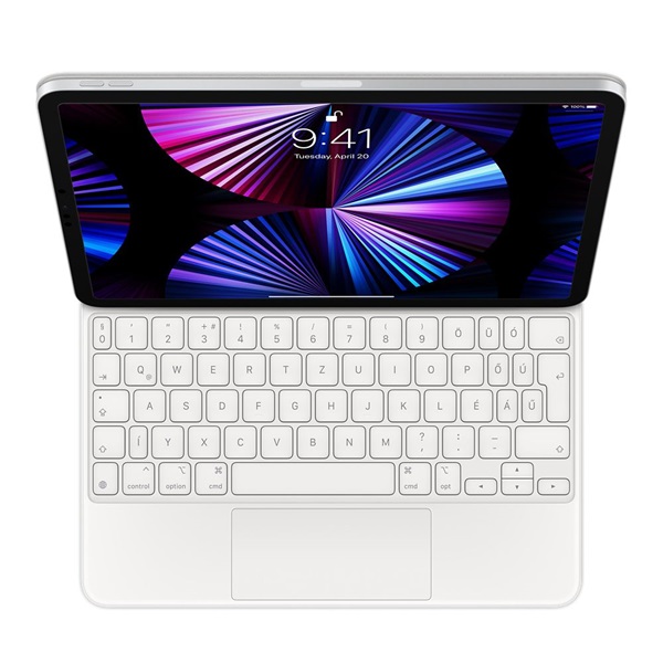 Apple Magic Keyboard 11  iPad Pro ( 3. / 4. gen ) & iPad Air ( 4. / 5. gen ) fehér billentyűzet