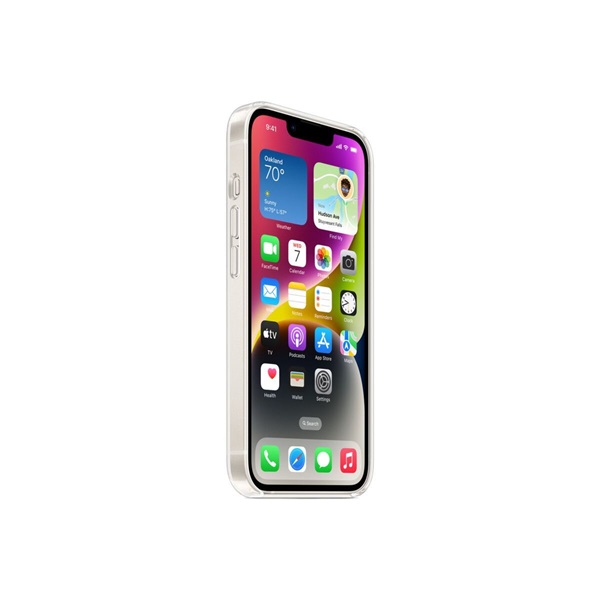Apple iPhone 14 átlátszó MagSafe szilikon tok