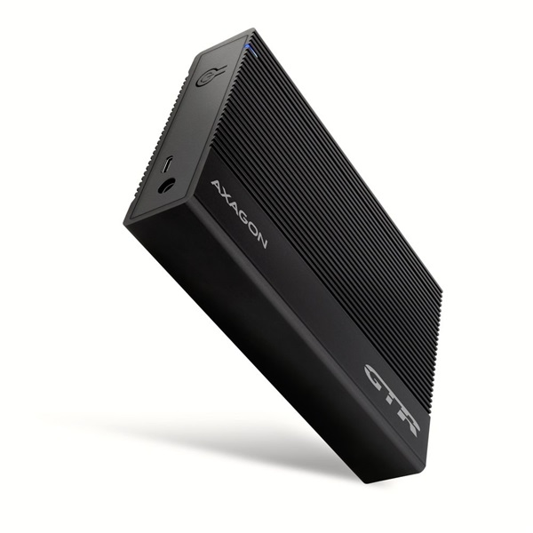 Axagon EE35-GTR USB-C 3.2 Gen 1 SATA 6G 3,5  fekete HDD/SSD ház