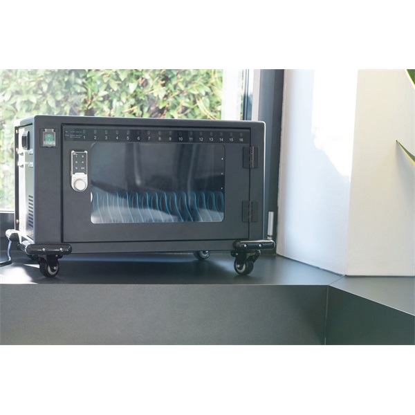 DIGITUS DN-45003 16 állomásos (max. 14 ) tablet és notebook töltőkocsi