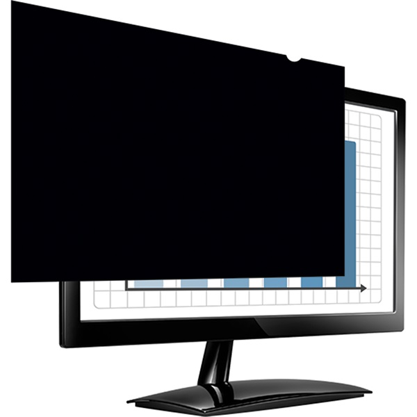 Fellowes PrivaScreen betekintésvédelemmel 476x268 mm 21,5  16:9 fekete monitorszűrő