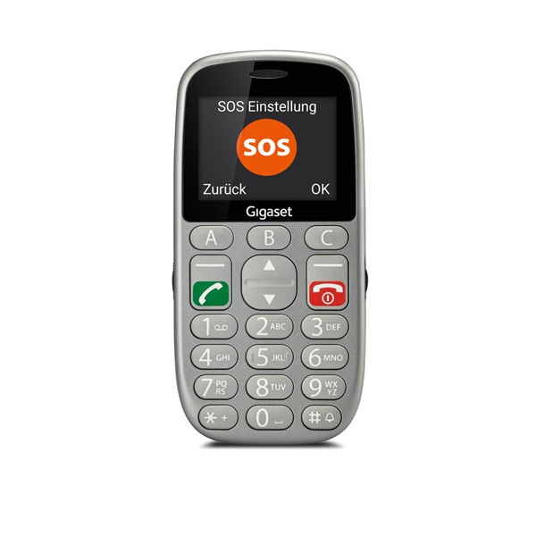 Gigaset GL390 2,2  Dual SIM ezüst mobiltelefon