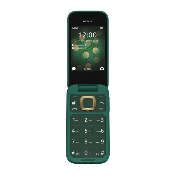 Nokia 2660 Flip 2,8  Dual SIM zöld mobiltelefon