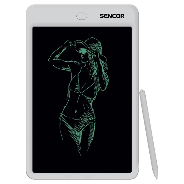 Sencor SXP 030 WH LCD 10  fehér digitális rajztábla